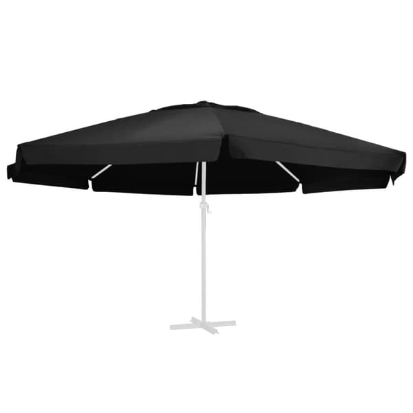 Reservtyg för parasoll svart 600 cm