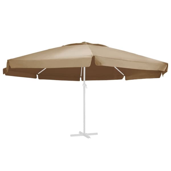 Reservtyg för parasoll taupe 600 cm