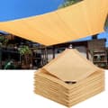 Miniatyrbillede 1 af 8: OBOSOE Solsejl 3x5 m UV-beskyttelse 95%, Skyggesejl & Skyggenet til Gårdhave, Have, Pool, Terrasse