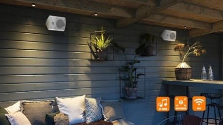 Power Dynamics WS50A vit WiFi och Bluetooth högtalarset - 240W Peak effekt