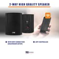 Miniatyrbild 4 av 11: Power Dynamics WS50AB svart WiFi och Bluetooth aktiva högtalarset