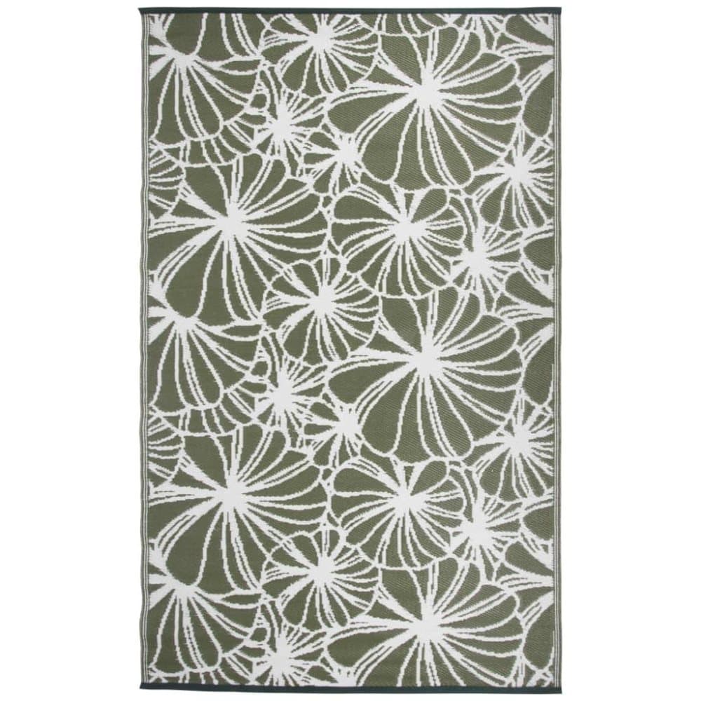 Esschert Design Uteteppe 241x152 cm blomstermønster OC21
