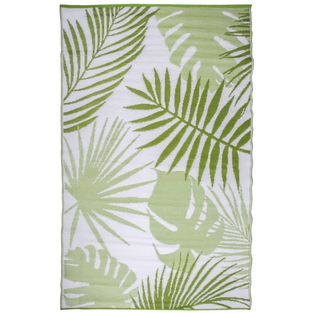 Esschert Design Uteteppe 241x152 cm jungelbladmønster OC22