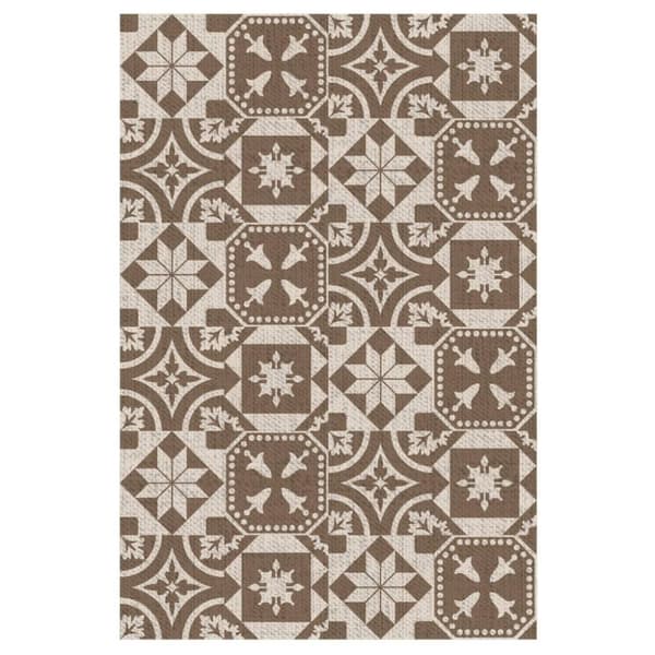 Esschert Design udendørstæppe 182x122 cm portugisiske fliser