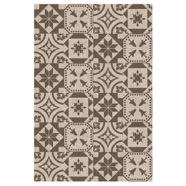 Esschert Design Utomhusmatta 182x122 cm portugisiskt mönster