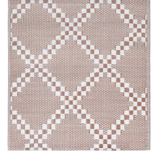 vidaXL Uteteppe ARAKIL brun 80x150 cm PP