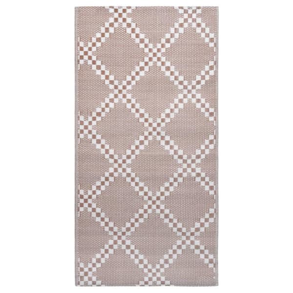 vidaXL Uteteppe ARAKIL brun 80x150 cm PP