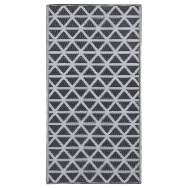vidaXL Uteteppe ARAKIL svart 120x180 cm PP