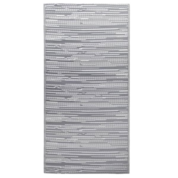 vidaXL Uteteppe ARAKIL grå 190x290 cm PP