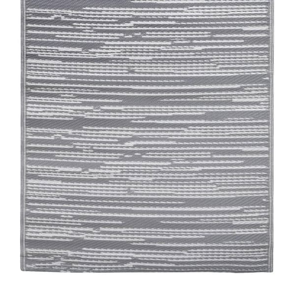 vidaXL Utomhusmatta ARAKIL grå 160x230 cm PP