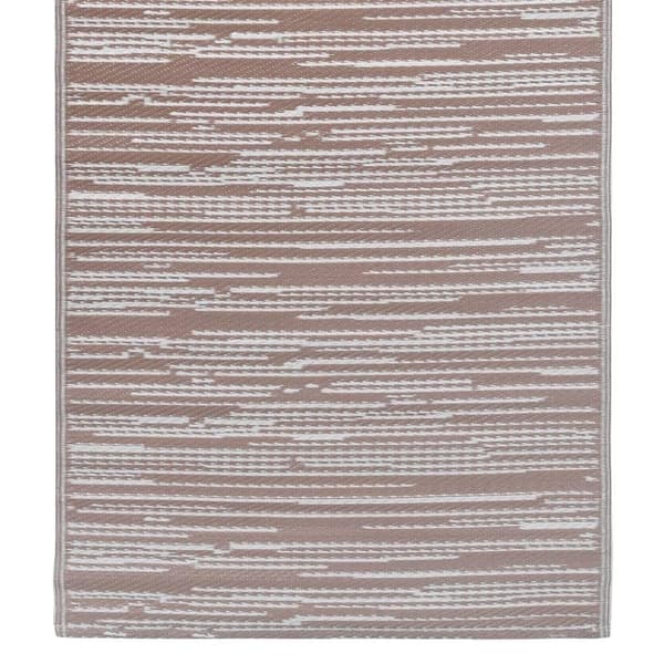 vidaXL Utomhusmatta ARAKIL taupe 140x200 cm PP