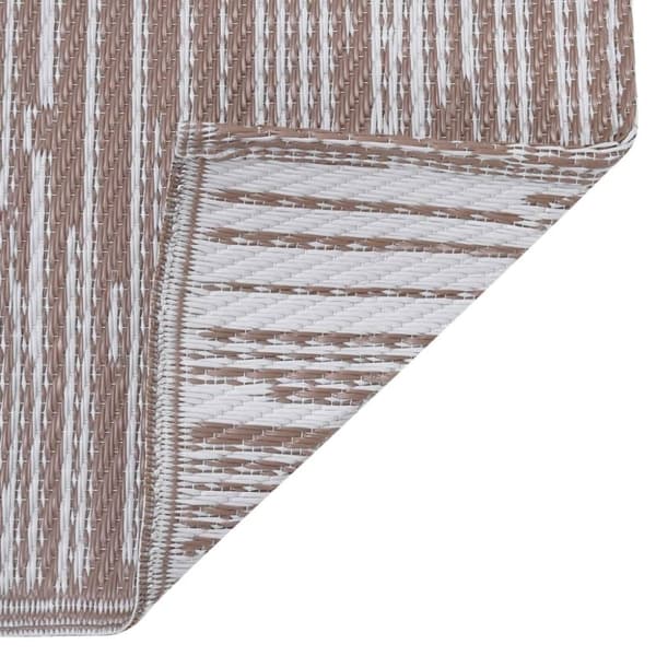vidaXL Utomhusmatta ARAKIL taupe 140x200 cm PP