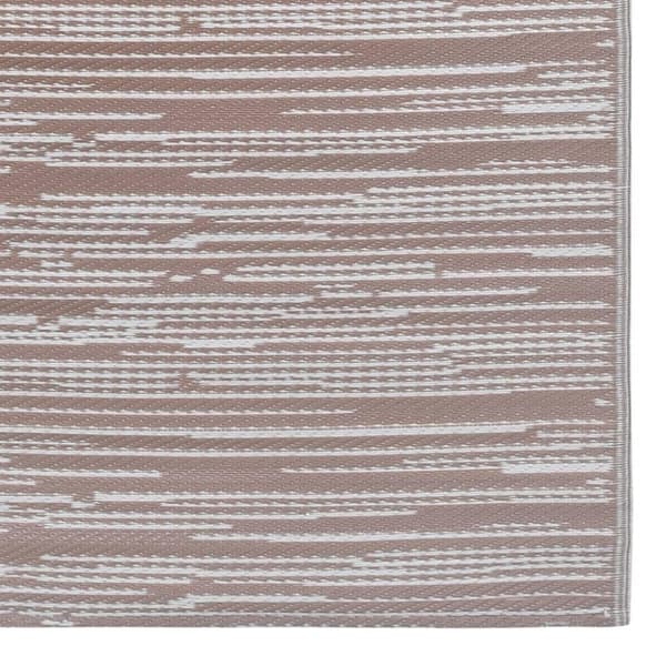 vidaXL Utomhusmatta ARAKIL taupe 140x200 cm PP