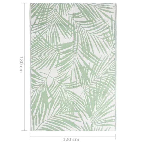 vidaXL Ulkomatto ARAKIL vihreä 120x180 cm PP
