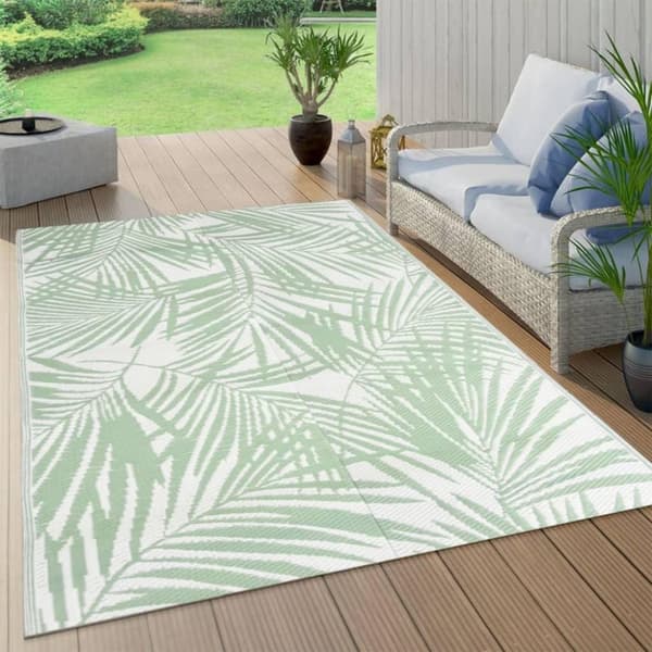 vidaXL Ulkomatto ARAKIL vihreä 120x180 cm PP