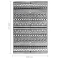Miniatyrbillede 7 af 9: vidaXL udendørs gulvtæppe ARAKIL 160x230 cm PP sort