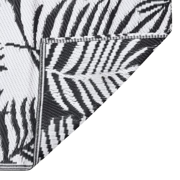 vidaXL Ulkomatto ARAKIL musta 80x250 cm PP