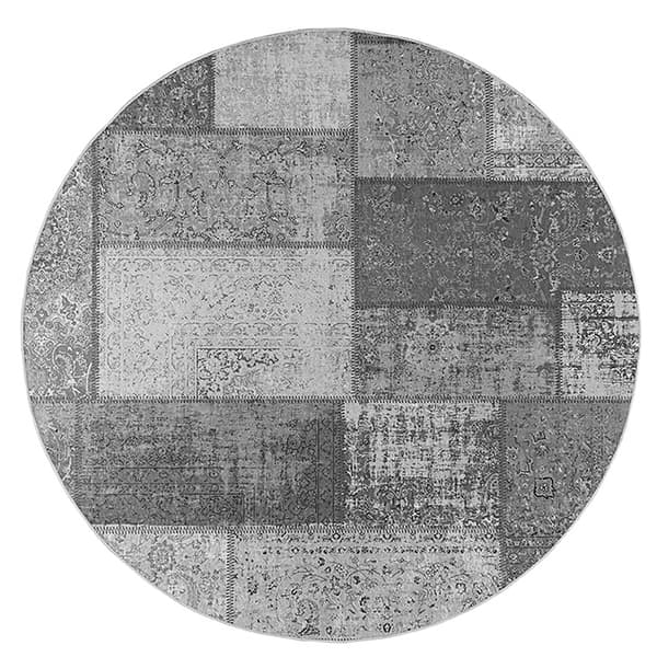 Patchwork Matta Patch Grå