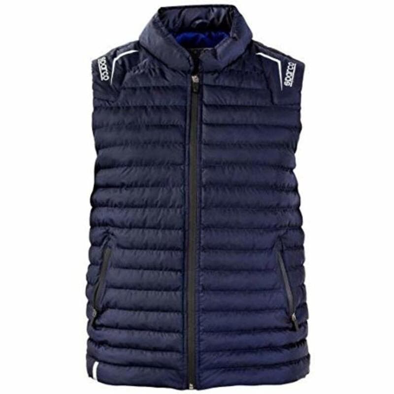 Vadderad väst Herr Sparco S01259BM2M Marinblå (Storlek M)