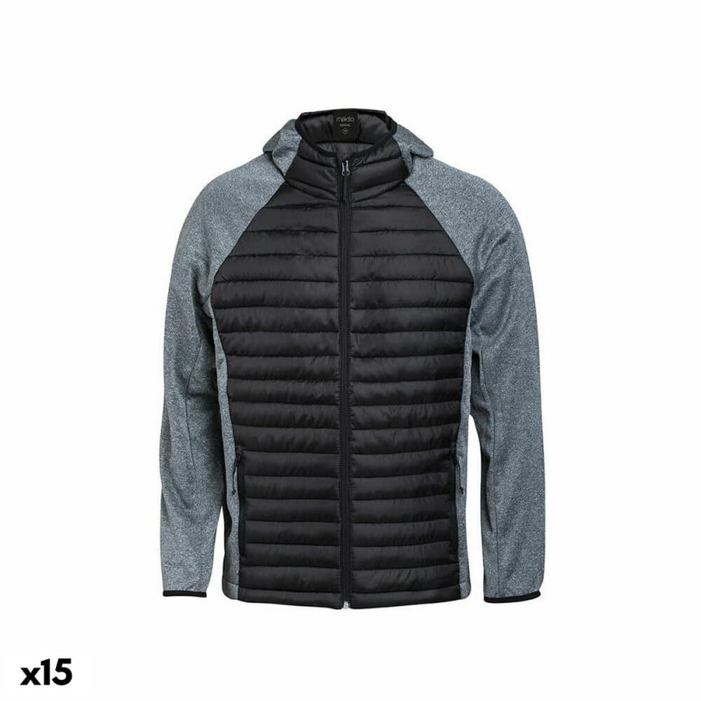Träningsjacka Unisex 146759 Svart (15 antal) - L - Svart