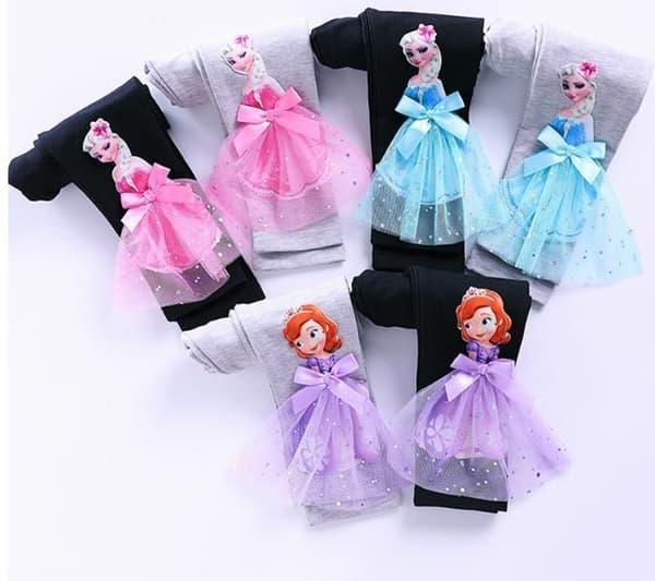 Princess sommar 3D T-shirts & byxor-Elsa-Belle-Rapunzel-Aurora