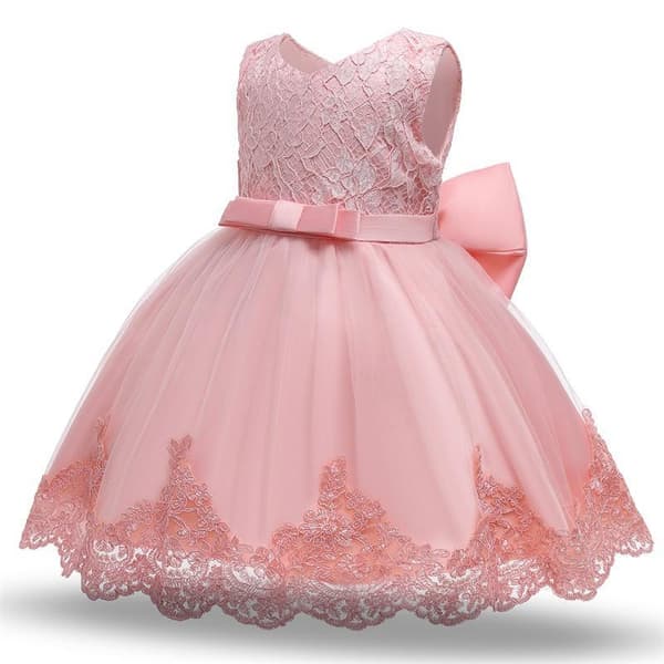 Princess party dresses with Bow and Headband