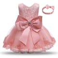 Miniatyrbillede 2 af 8: Princess party dresses with Bow and Headband