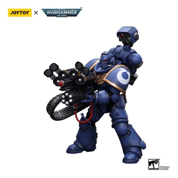 JoyToy - WH40K Ultramarines Desolation Marine with Superfrag Rocket Launcher