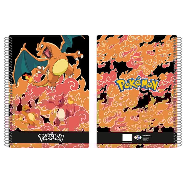 Kollegieblock - Pokemon Charmander Evolution (Rutat)