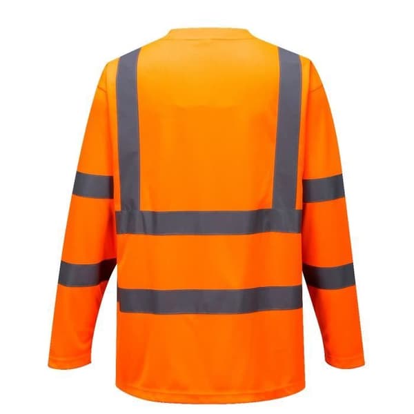 Högsynlighets t-shirt - Portwest - S178 - Långärmad - 100% polyester - Fluorescerande gul