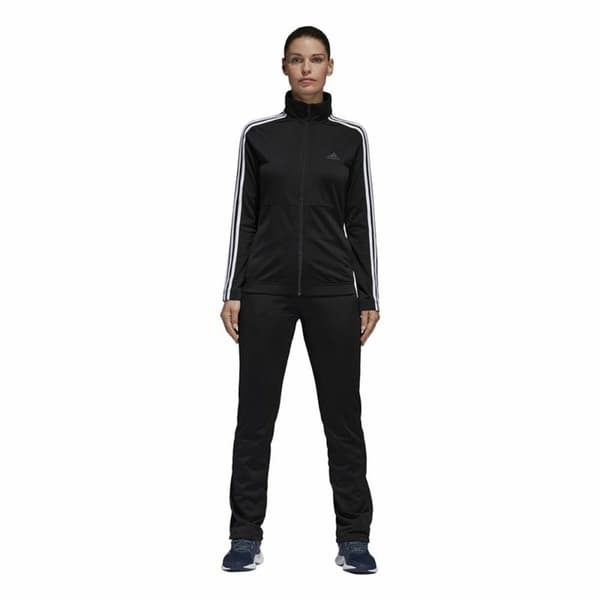 Naisten verkkapuku Adidas Three Stripes Musta