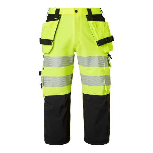 314 Craftsmen 3/4 Trousers Fluorescent yellow/black Unisex
