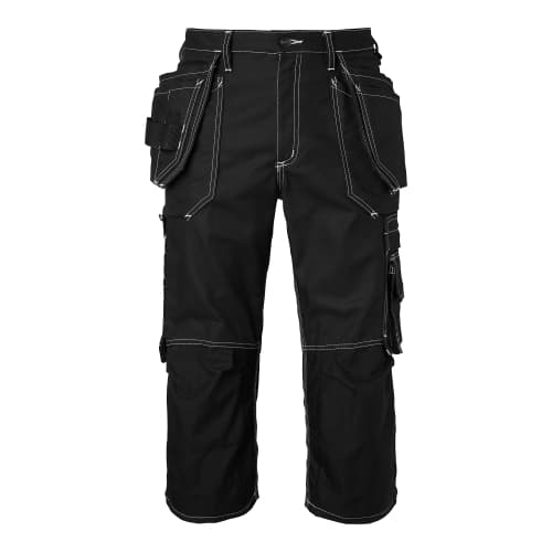 233 Craftsmen 3/4 Trousers Black Unisex