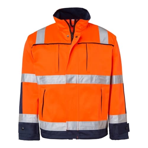 3816 Jacket Fluorescent orange/navy Unisex