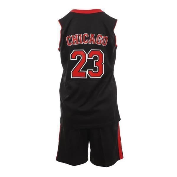 Basketset Chicago Bulls - Sport Zone - Svart/Röd - Unisex - Kortärmad - 100% polyester