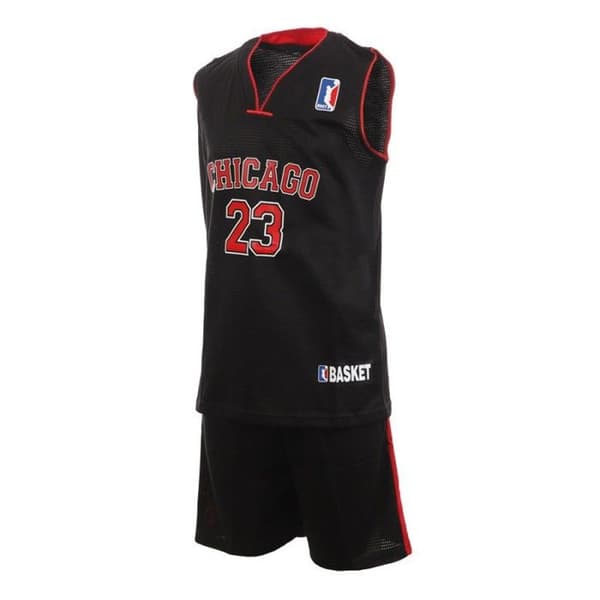 Basketset Chicago Bulls - Sport Zone - Svart/Röd - Unisex - Kortärmad - 100% polyester
