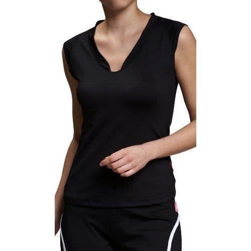 Venice Beach Eleam Sportlinne dam Polo Svart Svart Large - 12020