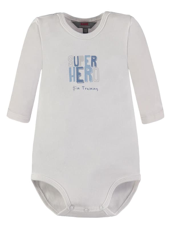 Babyset för pojkar: kaftan, bodysuit och shorts, blå Kanz