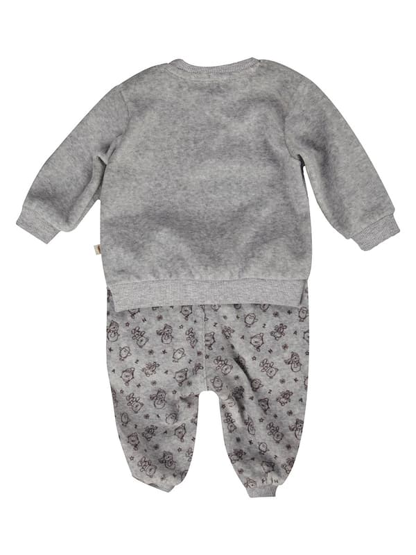 Børnesæt: sweatshirt + joggingbukser, grå, Kanz