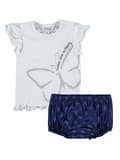 Miniatyrbillede 3 af 5: Pigersæt: bluse + shorts
