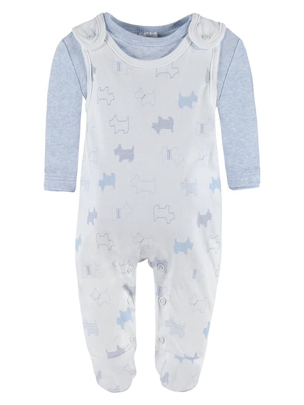 Pojkbody + långärmad blus