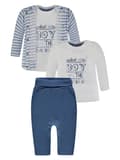 Miniatyrbild 3 av 6: Pojkset: tröja + blus + mjukisbyxor