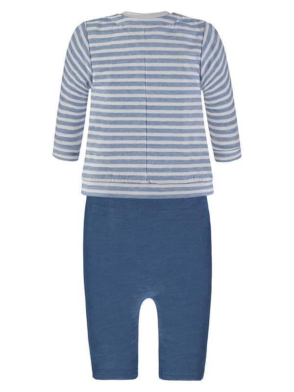 Pojkset: tröja + blus + mjukisbyxor