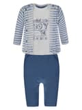 Miniatyrbild 1 av 6: Pojkset: tröja + blus + mjukisbyxor