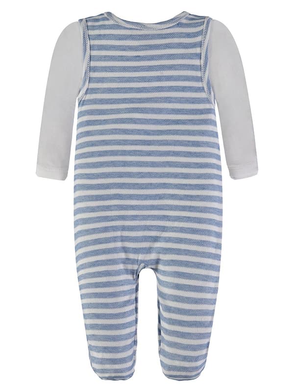 Pojkarsparkdräkt + långärmad blus