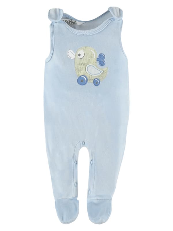 Babysparkdräkt + t-shirtset för pojke blå Kanz