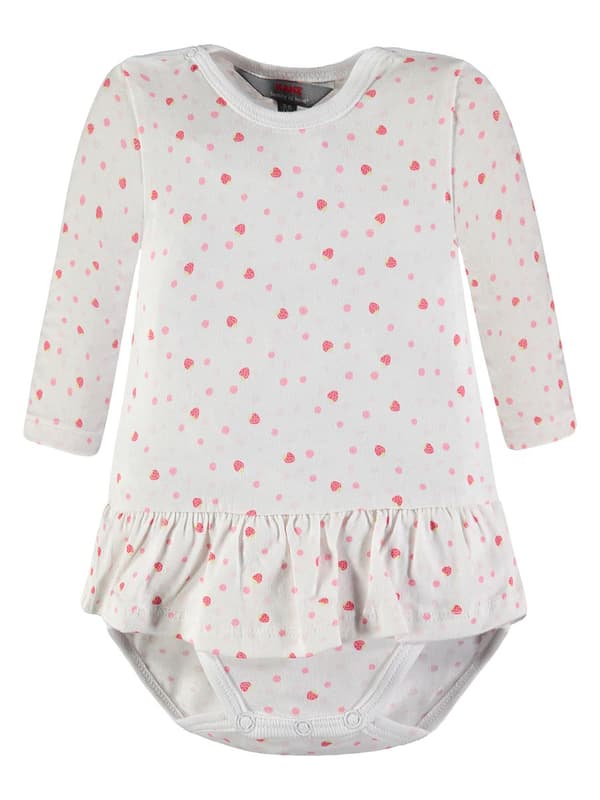 Tjejset, tröja, body och leggings, rosa ränder och hjärtan, Kanz