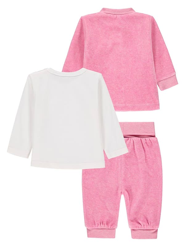 Flickset, Tröja, Träningsbyxor, Långärmad blus, rosa, Kanz