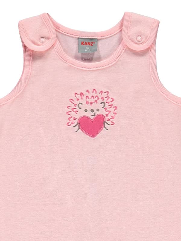 Flickset: blus + sparkdräkt, rosa, Kanz