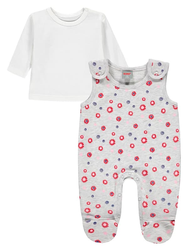 Flickset: blus + pyjamas, flerfärgad, Kanz